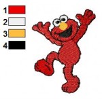 Sesame Street Elmo 04 Embroidery Design